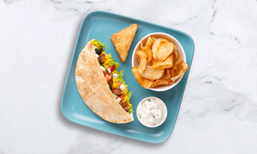 kids pita meal
